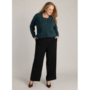 Yest - CURVE Hana Bottoms - Zwart - Pantalon