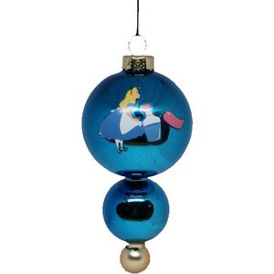 Ornament Alice in Wonderland glas h10 cm