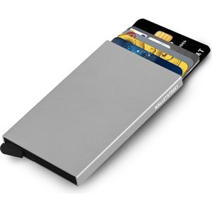 Walletstreet Pasjeshouder 8 pasjes Portemonnee, creditcardhouder Met RFID Technologie – Zilver