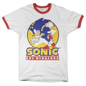 Sonic The Hedgehog Heren Tshirt -2XL- Fast Sonic Wit