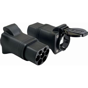 ToolLine - Type 2 naar Schuko adapter - Type 2 - 16A EV lader - Type 2 laadstation adapter - Type 2 Ontlader - Type 2 naar normaal stopcontact - Type 2 naar 230 V - Type 2 adapter - Laadpunt naar normaal stopcontact