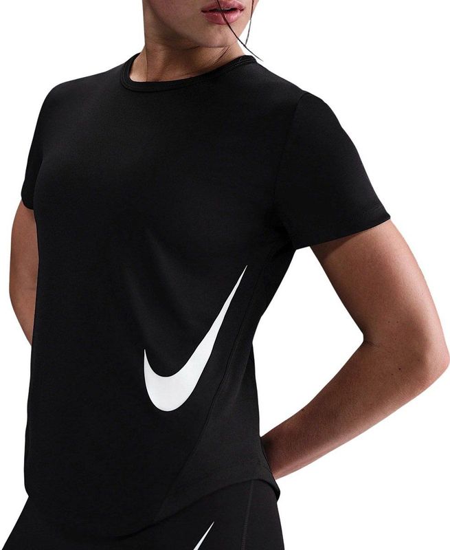 Nike - Tempo - Maillot - Wit/Zwart - 100% Polyester - Dri-FIT Technologie