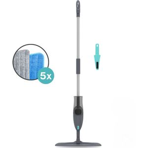 Achaté Vloerwisser - Schoonmaak dweilsysteem - vloerwisser met spray functie - Incl. 5 losse Microvezel Doeken
