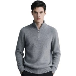 Bovista Sweater Heren - Sweaters - Hoodie - Warme Trui - Vest - Marineblauw - XXS