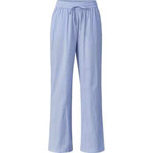 Broek - Blauw Wit - Elastische Band - Streep Print