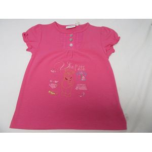 noukie's , meisje, t-shirt met korte mouw, fuchia lola , 2 jaar 92