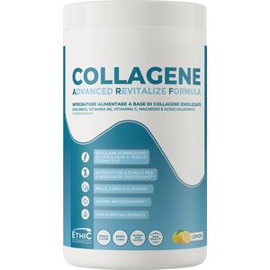 EthicSport - Nutraceutici Collagene - 400 g - lemon smaak - Voor huid, gewrichten en vitaliteit