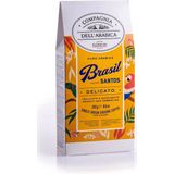 Compagnia dell'Arabica - Italiaanse koffie-Brasil Santos 'Single Origin' gemalen koffie 250 gram