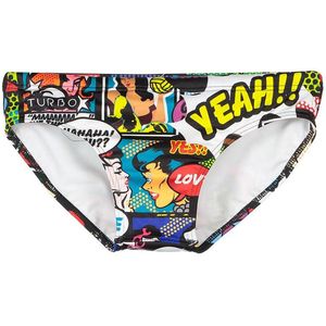 Turbo Yeah Comic Zwemslip Veelkleurig 5-6 Years Jongens