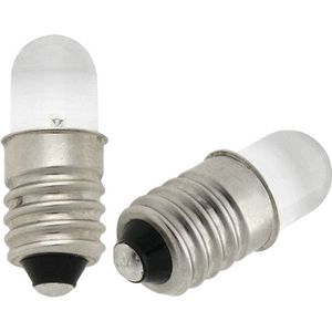 E10 LED lamp - 3V - Warm wit - Met diffuser