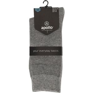 Herensokken marine blauw 40-46 3 paar Apollo