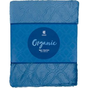 Pluche microvezel plaid Organic 150x200 cm - Zacht en warm