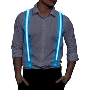 Oplichtende bretels voor mannen met LED-verlichting en 3 flitsmodi