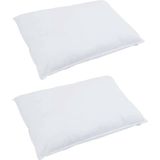 Dekbedovertrek Set - Wit - 200 x 220 cm - 3 pcs