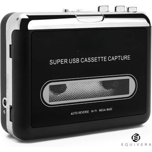 Equivera Cassette Speler - Cassette - Cassettespeler - Cassettebandjes - Cassetterecorder