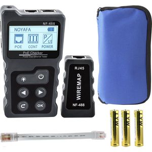 Netwerk Kabeltester - Draadzoeker - UTP Tester - RJ45, RJ11, USB - Complete Set