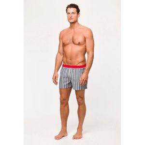 Woody Studio boxershort heren - blauw gestreept - 251-12-QLD-W/928 - maat S