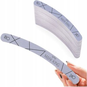Mani King Banana Vijlen 180/240 - Set van 25 Stuks