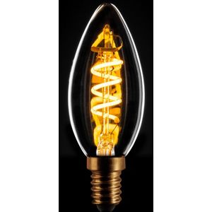 ETH Kaars spiraal filament LED 4w E14 230v 2200k dimbaar helder