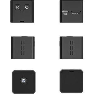 Spycam - Mini Bewakingscamera - Kleine Camera - Verborgen Camera - Spionage - Voor Thuis, Kantoor, Auto