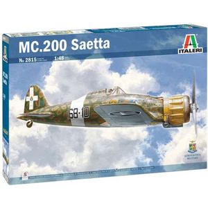 1:48 Italeri 2815 Macchi MC 200 Serie VII Saetta Plane Plastic Modelbouwpakket