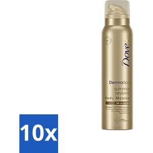Dove DermaSpa - Zelfbruiner - Tanning Mousse - Medium-Dark - 150 ml - Bulkverpakking - 10 stuks
