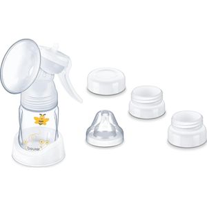 Beurer BY 15 Borstkolf - Handkolf - Vacuüm – Incl. adapter voor Avent en NUK babyfles – Incl. BPA-vrije fles/fleshouder/speen – Siliconenkussen - 2 Standen - 3 Jaar garantie