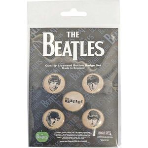 The Beatles - She Loves You Vintage Badge/button - Set van 5 - Creme