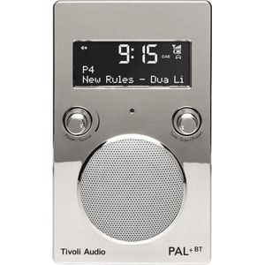 Tivoli Audio - PAL+Bluetooth - Draagbare DAB+ radio - Chroom