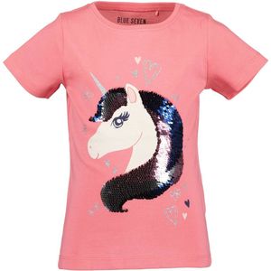 Blue Seven HEARTS'N UNICORN Meisjes T-shirt Maat 98