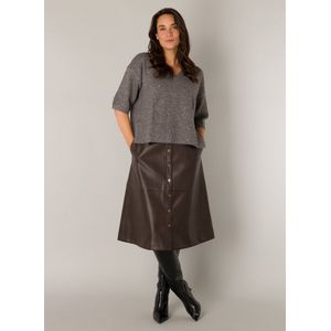 YEST Pluck Essential Tops - Dark Grey/Melange - maat 38