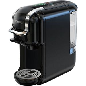 KTN® Koffiezetapparaat - Koffiemachine - Espresso - Warm en Koud - 5 in 1 - Nespresso Capsules - Dolce Gusto Capsules - Gemalen Koffie - ESE Koffiepads - Herbruikbare Cups - Zwart