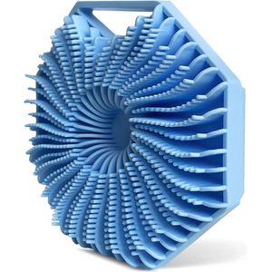 Siliconen Body Scrubber Doucheborstel voor Mannen Vrouwen - Bad Exfoliërende Borstels - Handgrepen - Scrub Reiniging - Loofah Douche en Hoofdhuid Massager Borstel