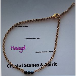 Enkelbandje Horoscoop Maagd, goudkleurig