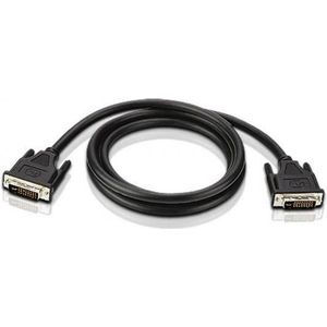 ADJ 300-00065 A/V Cable, DVI -> DVI 25P Dual Link, Ferrite, M/M, 3m, Black, BLISTER