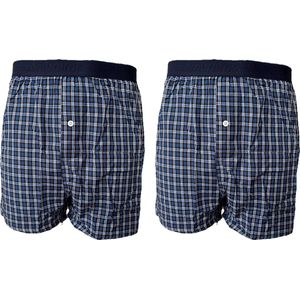 Embrator mannen Boxershorts 2-stuks geruit maat XL