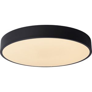 Lucide UNAR - Plafonnière - Ø 39,5 cm - LED 3 StepDim - 1x24W 2700K - Zwart