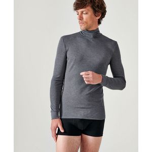 Damart - Thermolactyl ondershirt met col - Heren - Grijs - (86-93) S