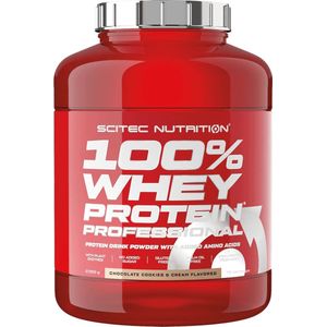 Scitec Nutrition - 100% Whey Protein Professional (Chocolate/Cookies/Cream - 2350 gram) - Eiwitshake - Eiwitpoeder - Eiwitten - Sportvoeding