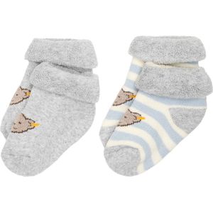 Steiff - Basic - Babysokken - Celestial Blue - 2 Stuks - GOTS Uniseks