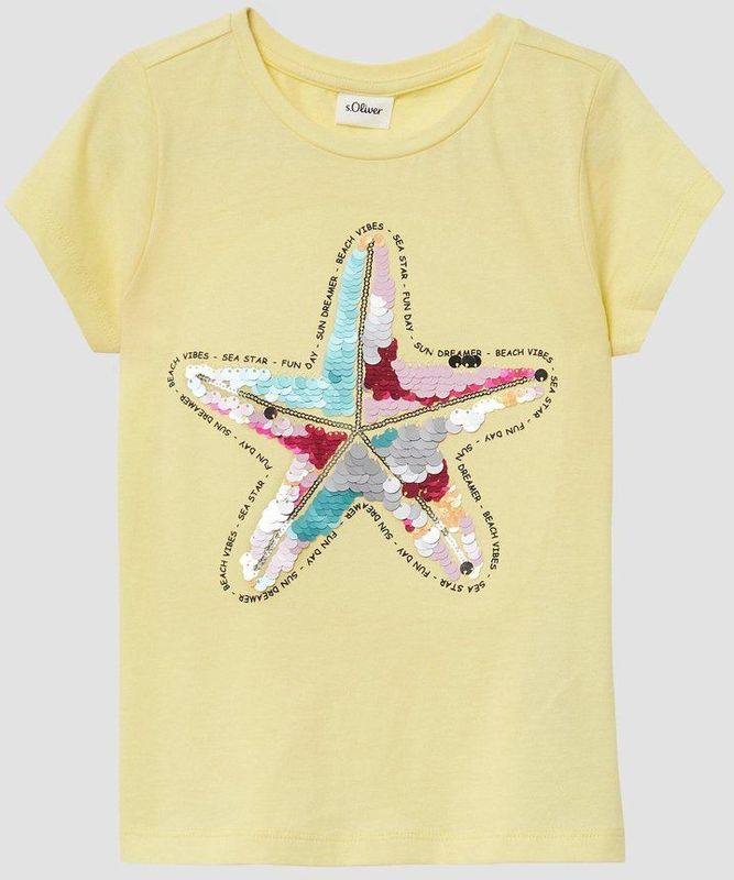 s.Oliver - T-Shirt - A-vormig - Katoenen Jersey