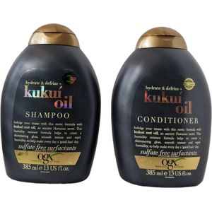 OGX Kukui Oil Duo Shampoo 385ml + Conditioner 385ml