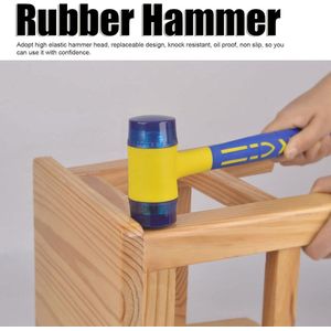 Rubber 9.7oz Mini Detachable Hammer for Flooring Installation and Woodworking
