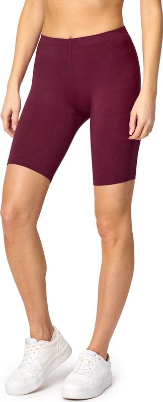Bellivalini - BLV-BLV50-149-LE - Dames Leggings - Wijnrood - Sportbroek - Kort
