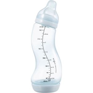 Difrax Babyfles 250 ml Natural - S-Fles - Anti-Colic - Lichtblauw - 1 stuk
