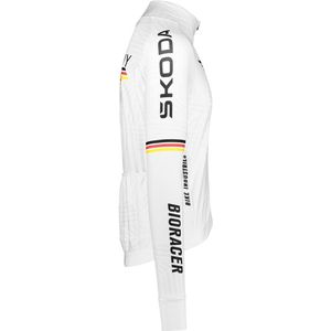Bioracer - Icon - Fietsvest - Wit - Fietsshirt Heren Korte Mouw