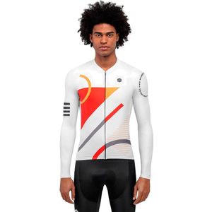 Siroko M2 Finish Line Trui Met Lange Mouwen Wit L Man