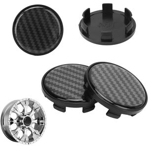 4 stuks wieldoppen OD 54 mm 49 mm ID koolstofvezel stijl voor auto vrachtwagen SUV.