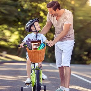Handgeweven Fietsmand Kind Voorop - Stevig en Strak - Geschikt voor Meisjes en Jongens