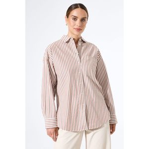 GARCIA - Effen Blouse - Wit - Lange Mouw